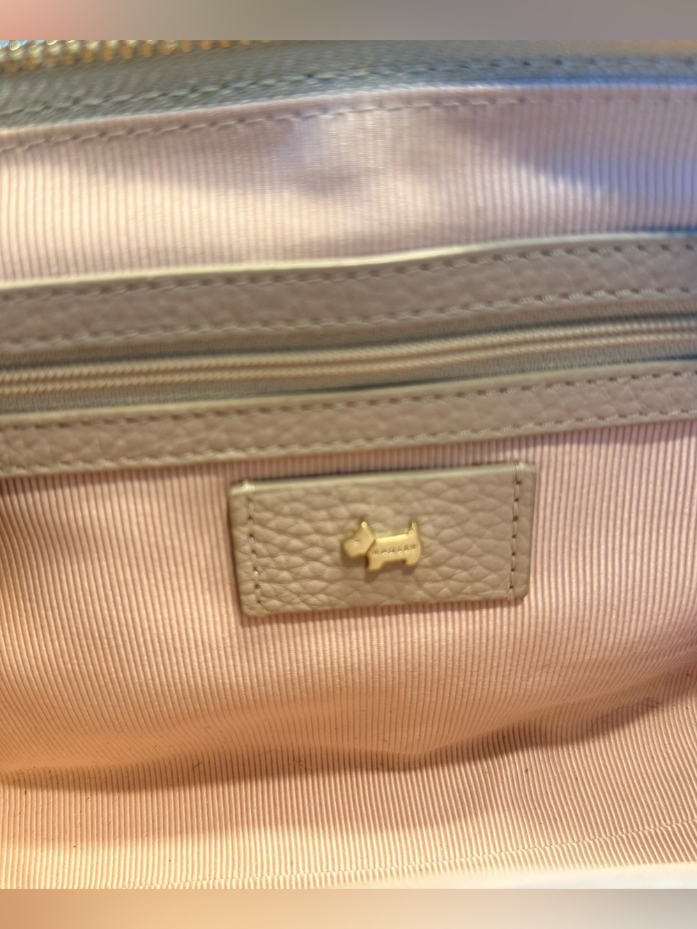 RADLEY LONDON Taupe Leather Crossbody Bag - Picture 4 of 8